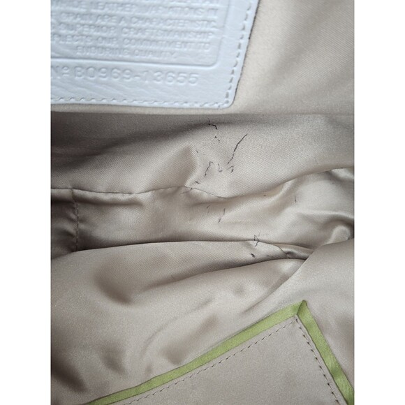 Coach Shoulder Bag Ali Leather Hobo B0969-13655 Soft Cream Winter White - Picture 9 of 9